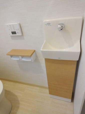 小便器を撤去して広々とした使いやすいトイレに